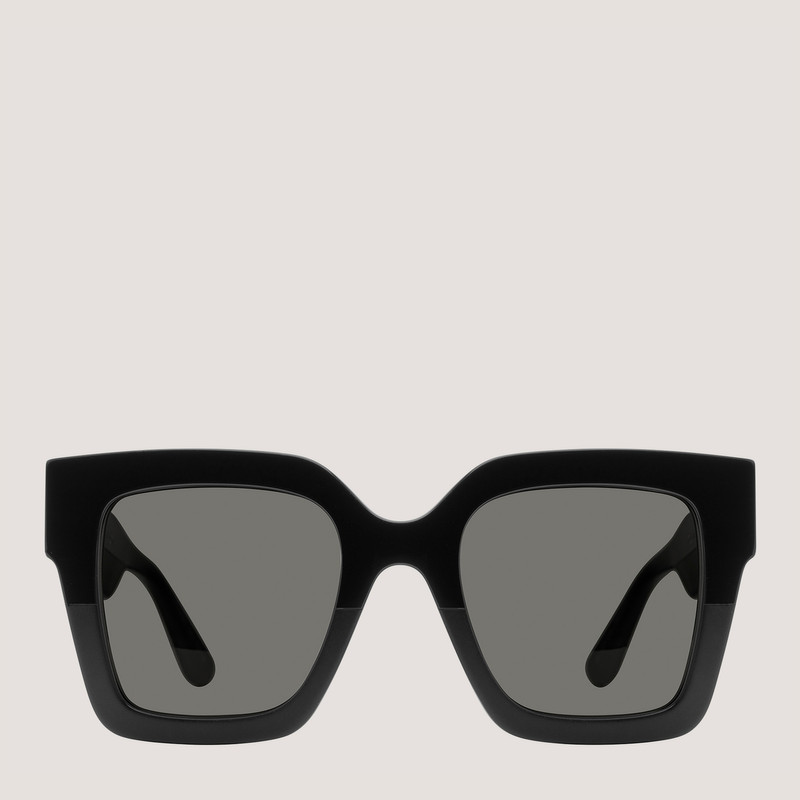 TWO-TONE OVERSIZED SQUARE SUNGLASSES 1