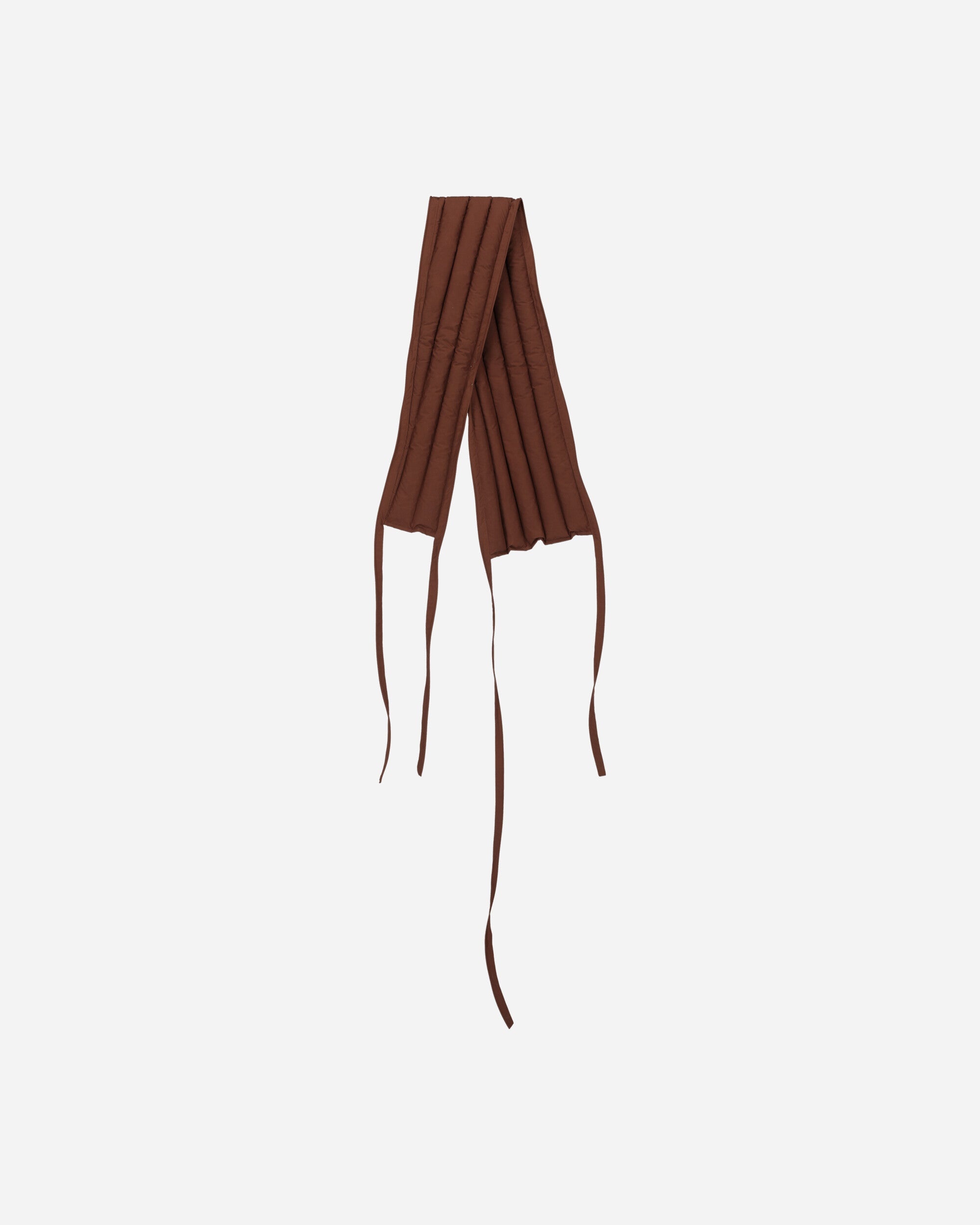 Padded Nylon Adjustable Scarf Brown - 2