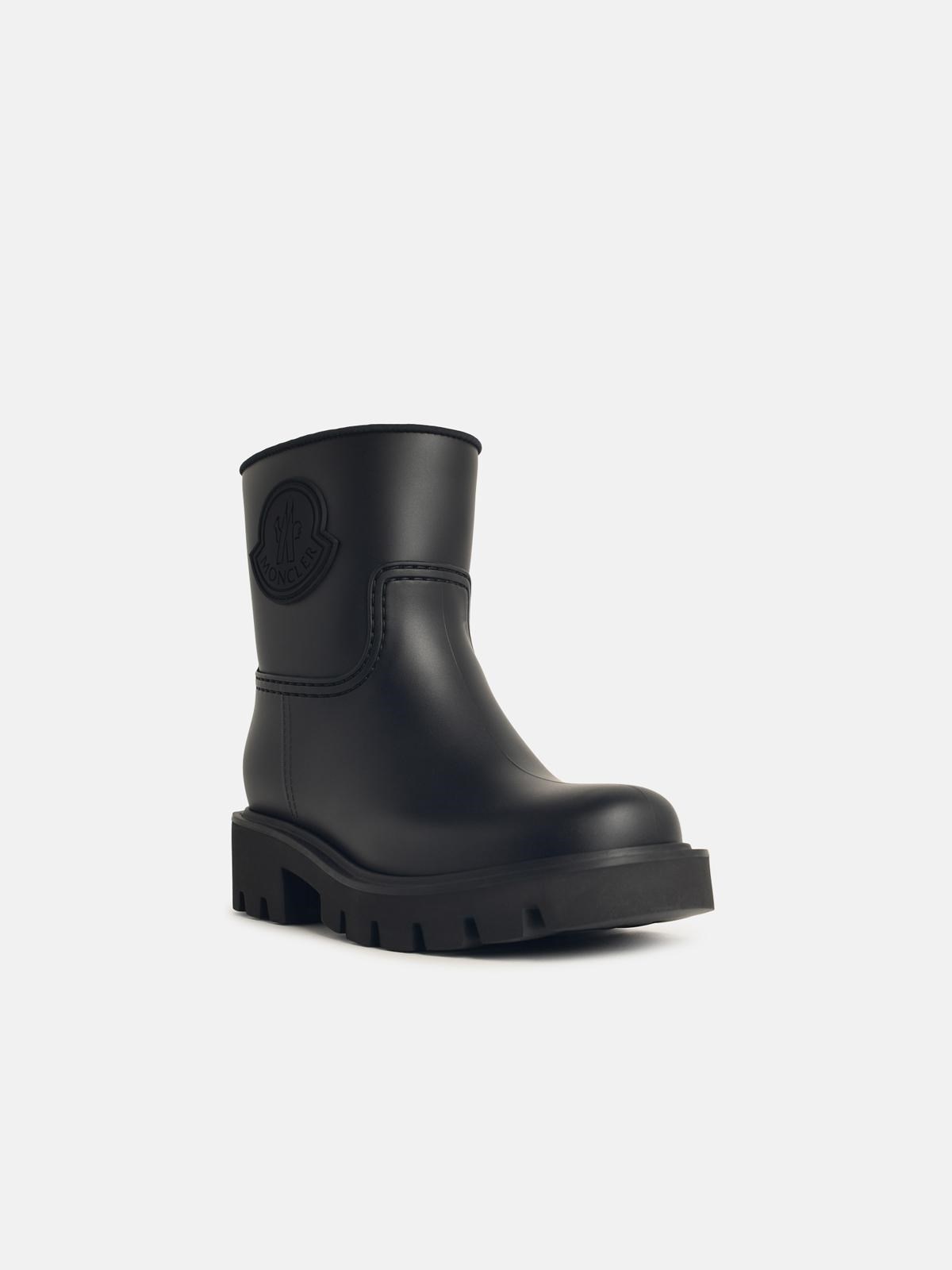 'KICKSTREAM' BLACK PVC RAIN BOOTS - 2