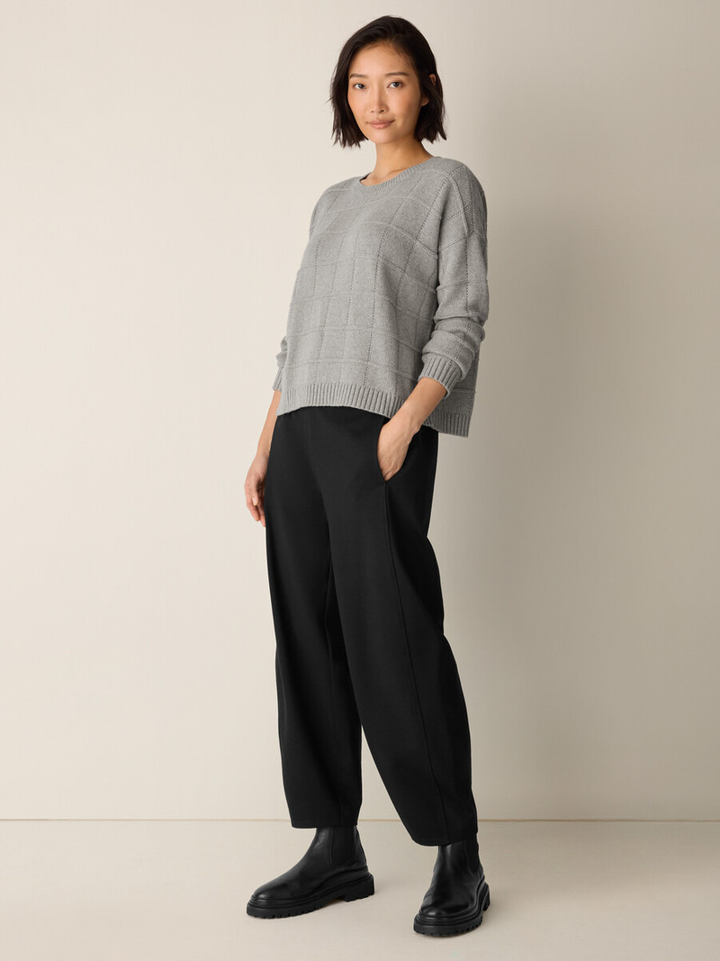 Cotton & Recycled Cashmere Crew Neck Top 3