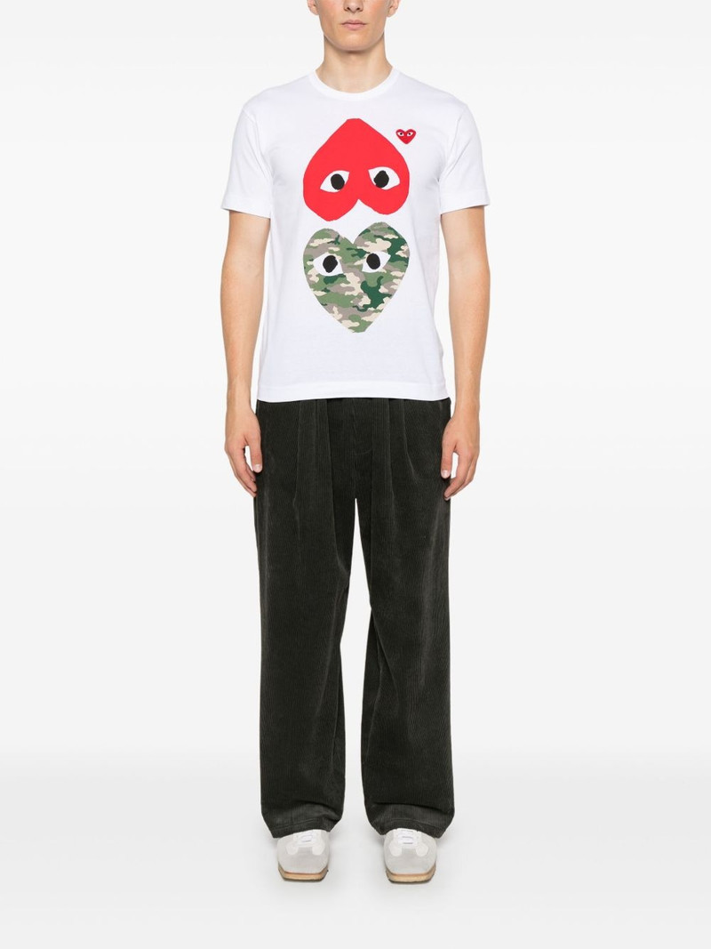 Comme des Garçons PLAY heart-patch T-shirt outlook