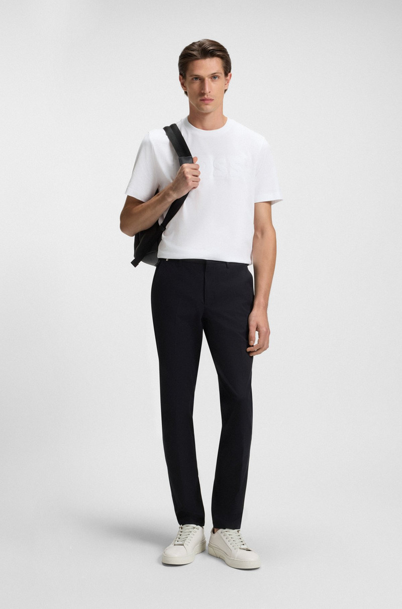 BOSS COTTON-JERSEY T-SHIRT WITH LOGO ARTWORK outlook