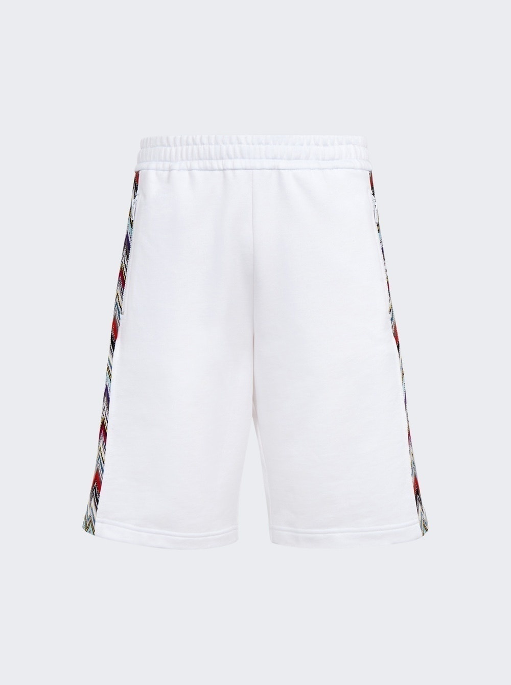 Double Jersey and Chevron Shorts White - 2