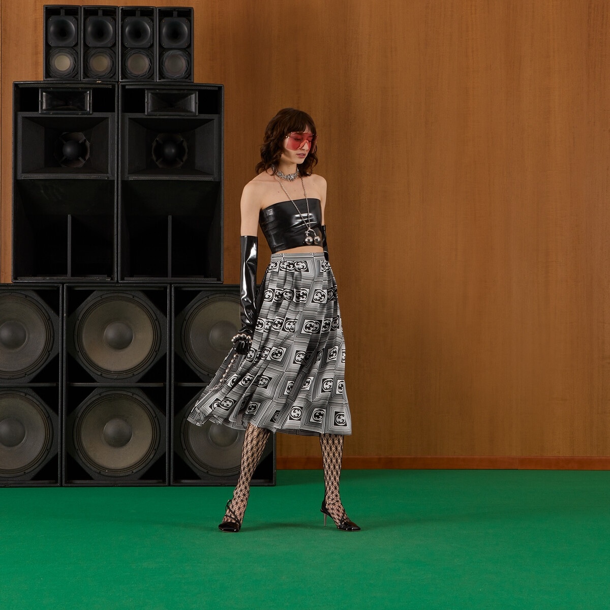 Interlocking G silk skirt - 2