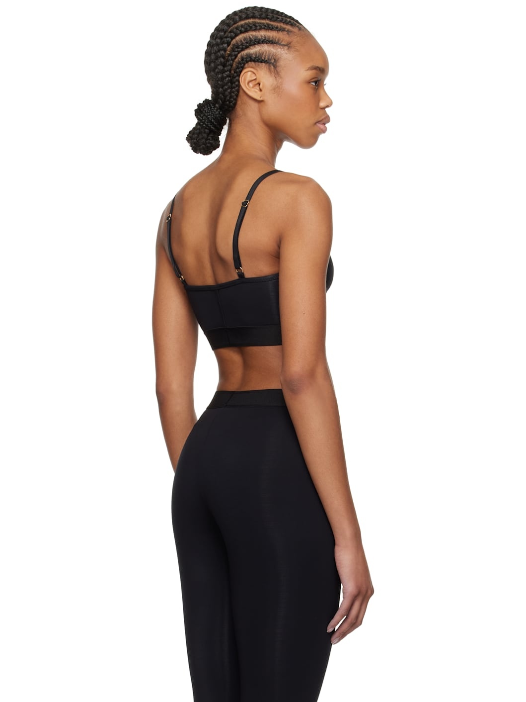 Black Modal Signature Bra - 3