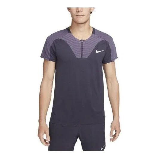 Nike Court Dri-FIT ADV Slam Logo Tee 'Purple' DV0693-015 - 1