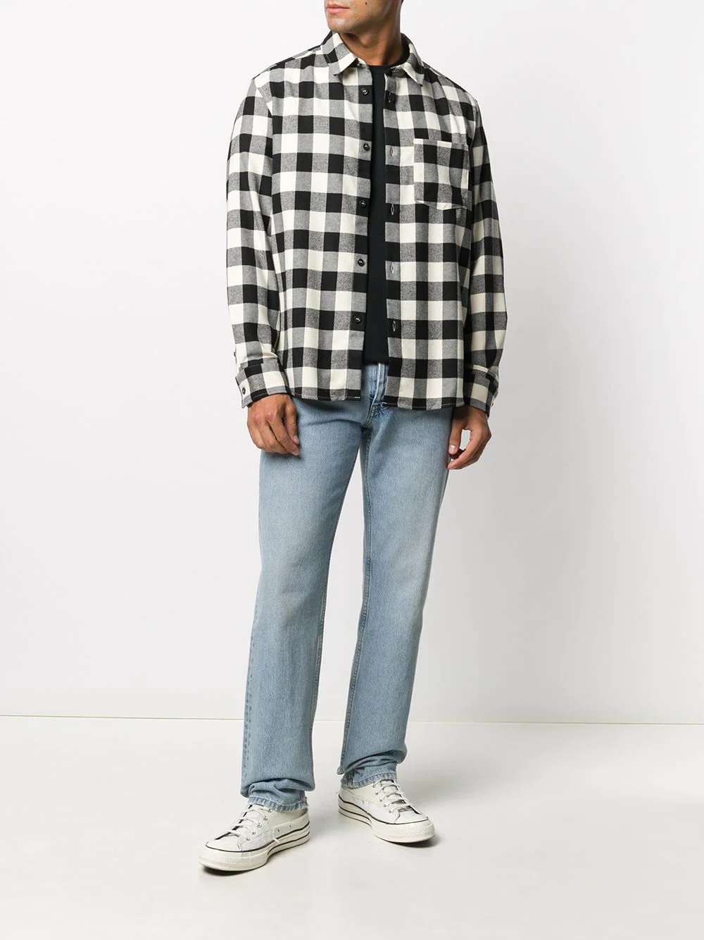 gingham check shirt - 2