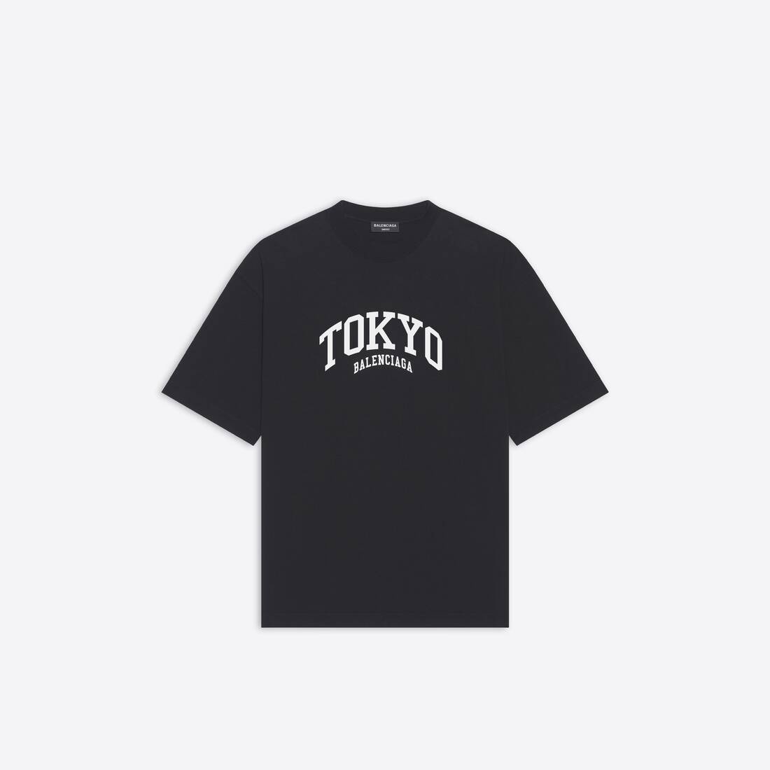 BALENCIAGA Men's Cities Tokyo T-shirt Medium Fit in Black