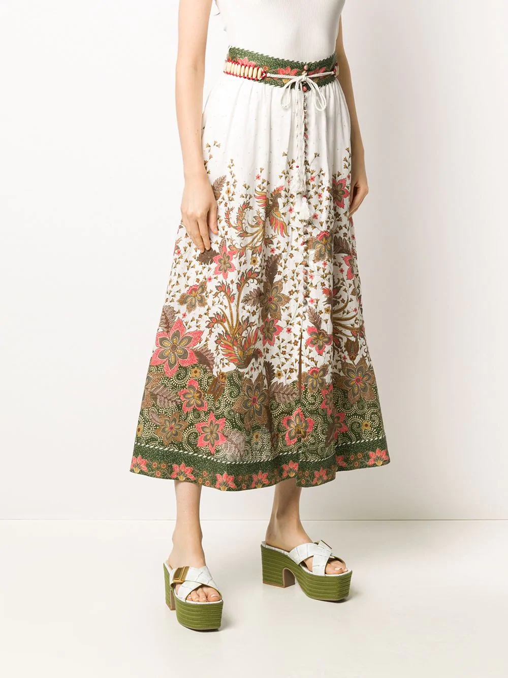 floral-print maxi skirt - 3