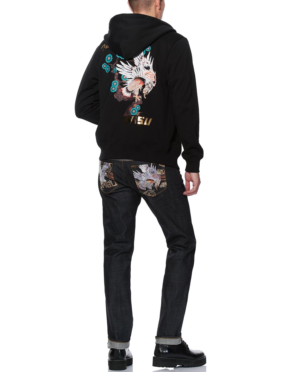 TAKA PRINT ZIP-UP HOODIE - 5