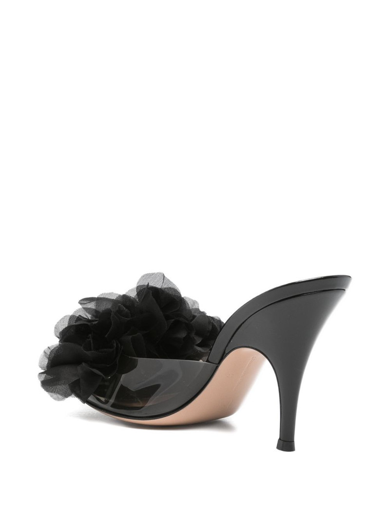 flower-detail heeled sandals 3