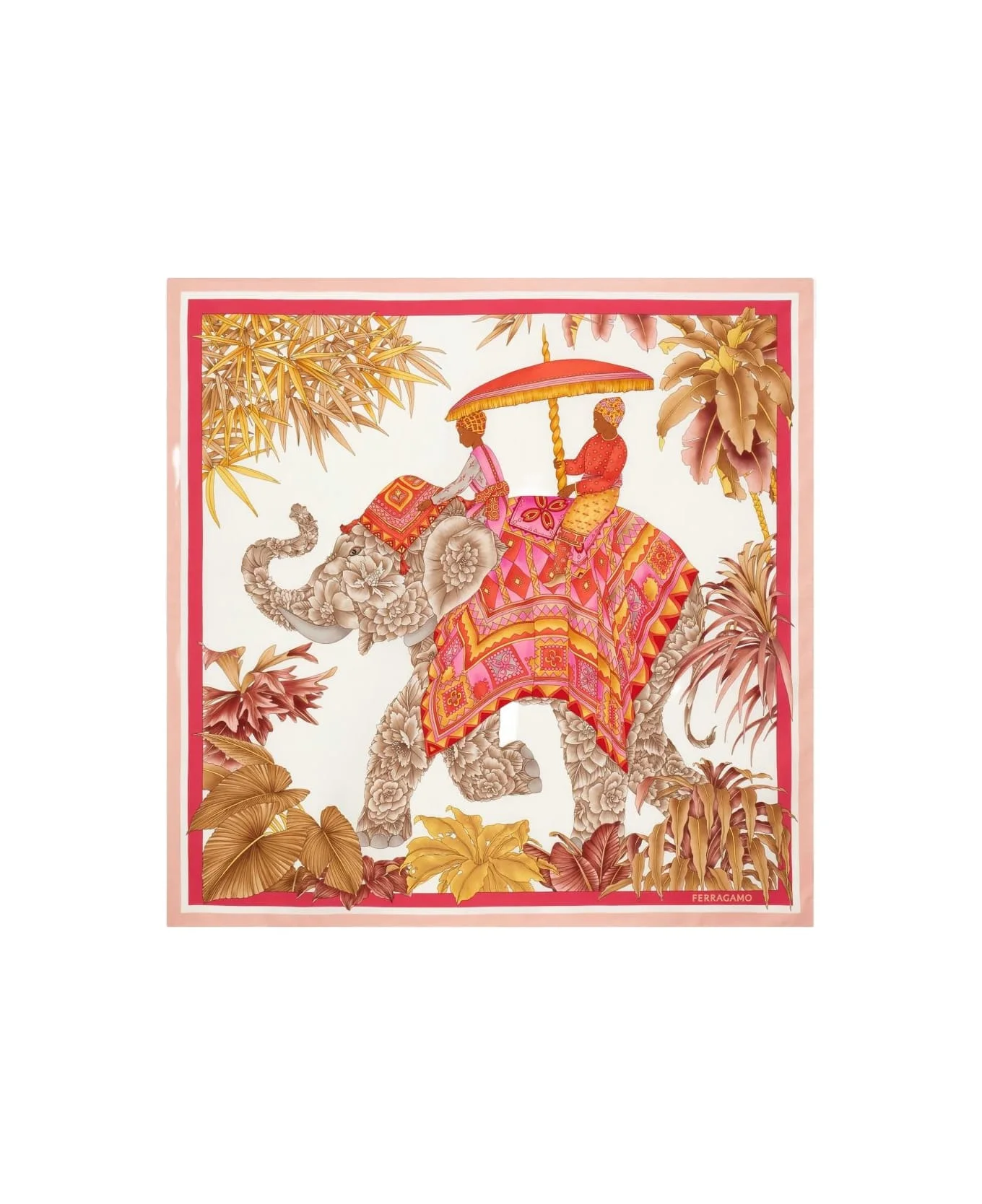 Printed Silk Foulard - 1