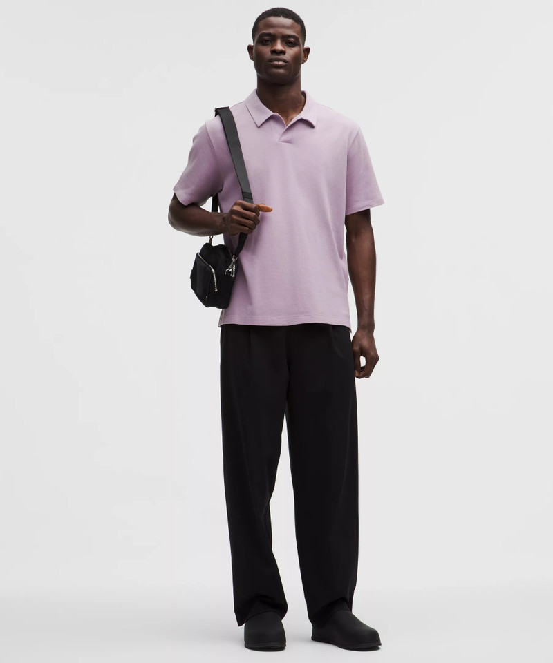 lululemon Pique Performance Johnny-Collar Short-Sleeve Shirt outlook