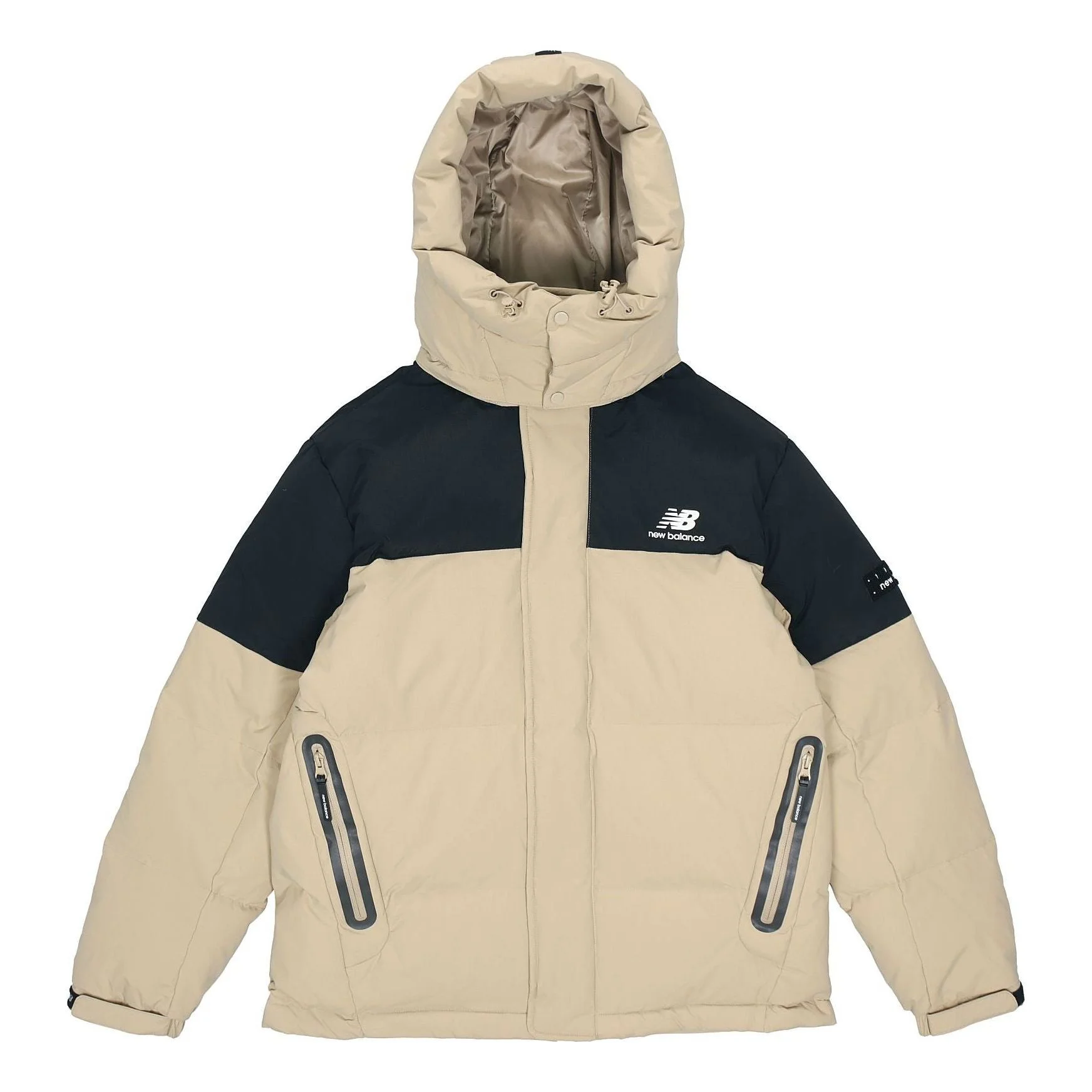 New Balance Winter Classic Down Jacket 'Beige Black' AMJ14323-BEI - 1