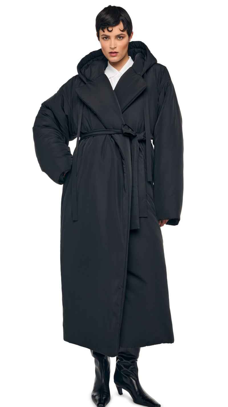 HOODED SLEEPING BAG COAT LONG 5
