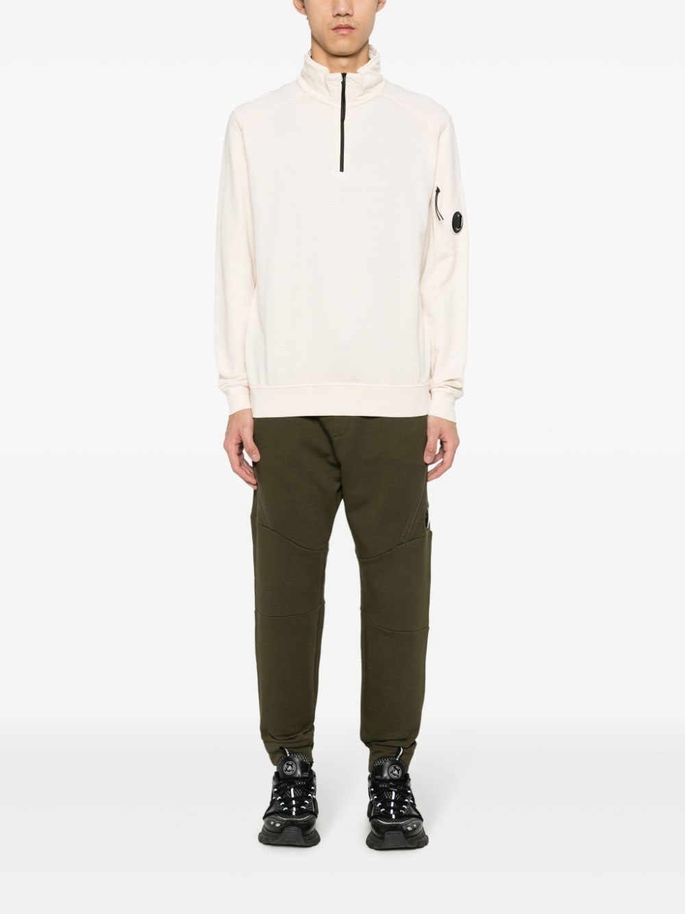 logo-appliquÃ© trousers - 2