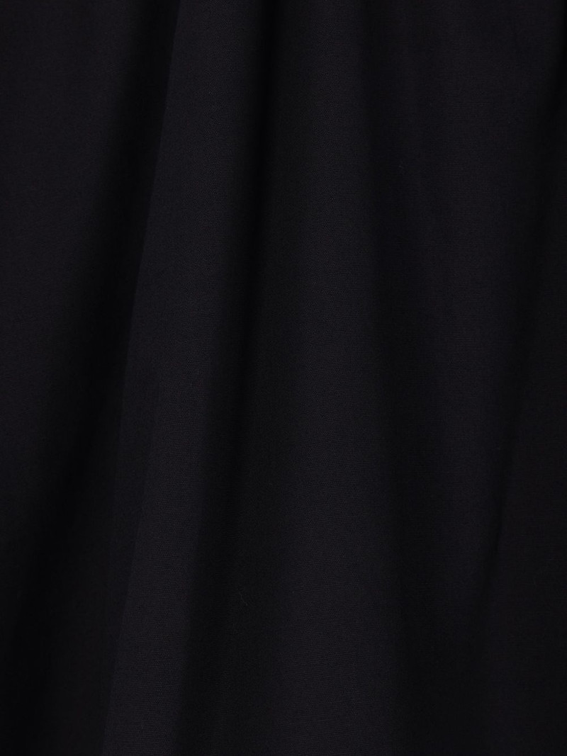 balloon puff-sleeve midi dress 3