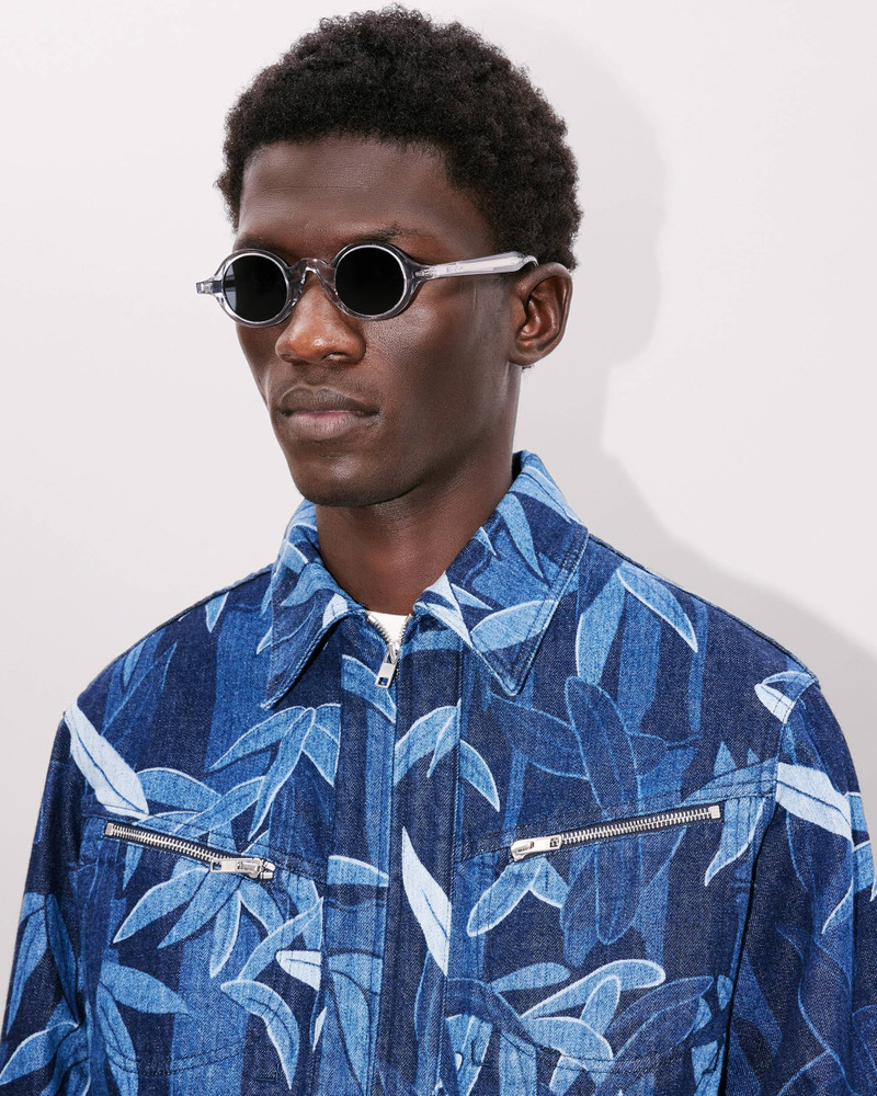 KENZO Chiku-rin camo' zipped trucker jacket in japanese denim 6