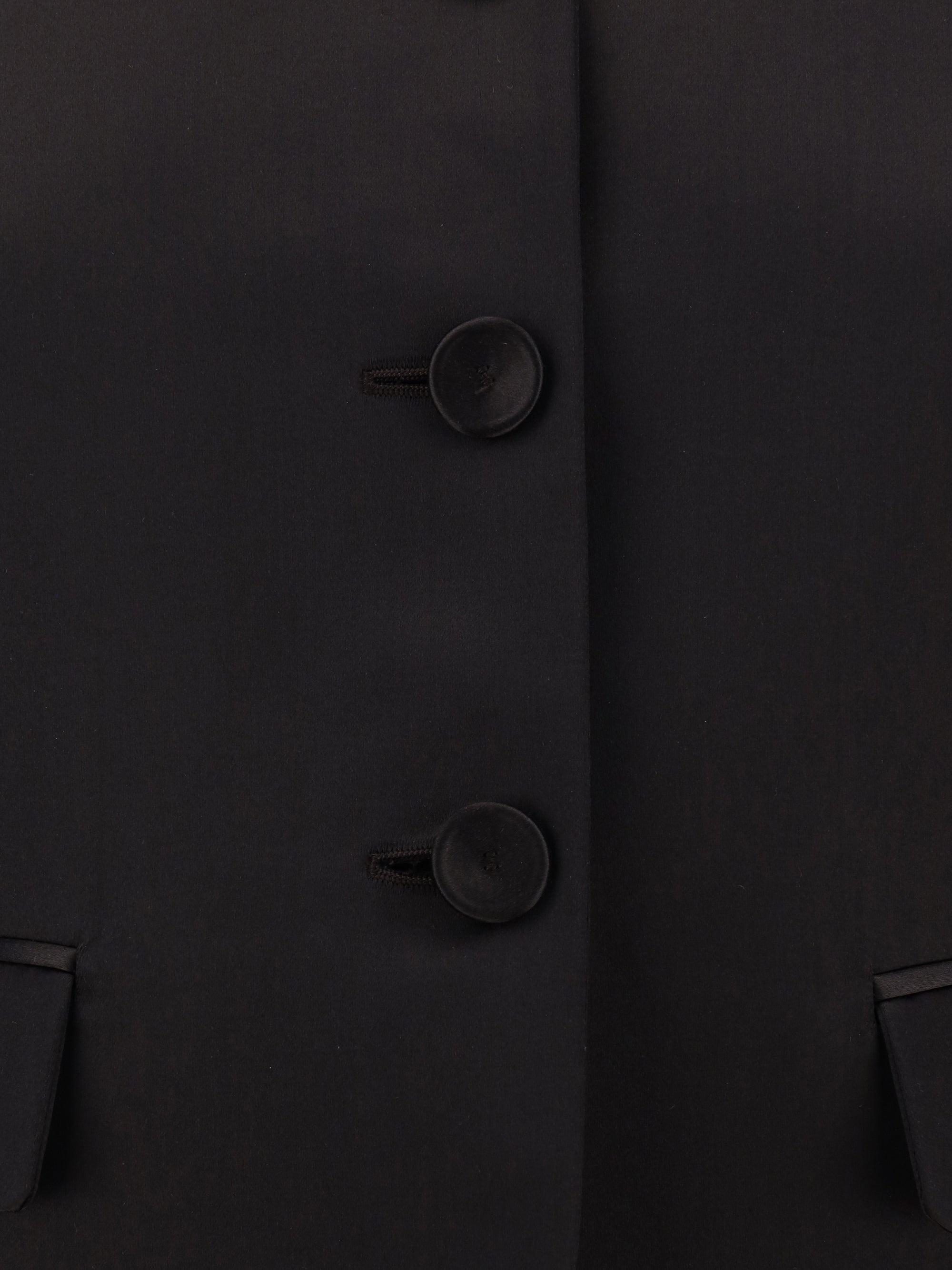 アウターその他 FENDI Woman Blazer Black FJ7419AM3Q F0TU7 FENDI double-breasted Draped Blazer | Black | FARFETCH