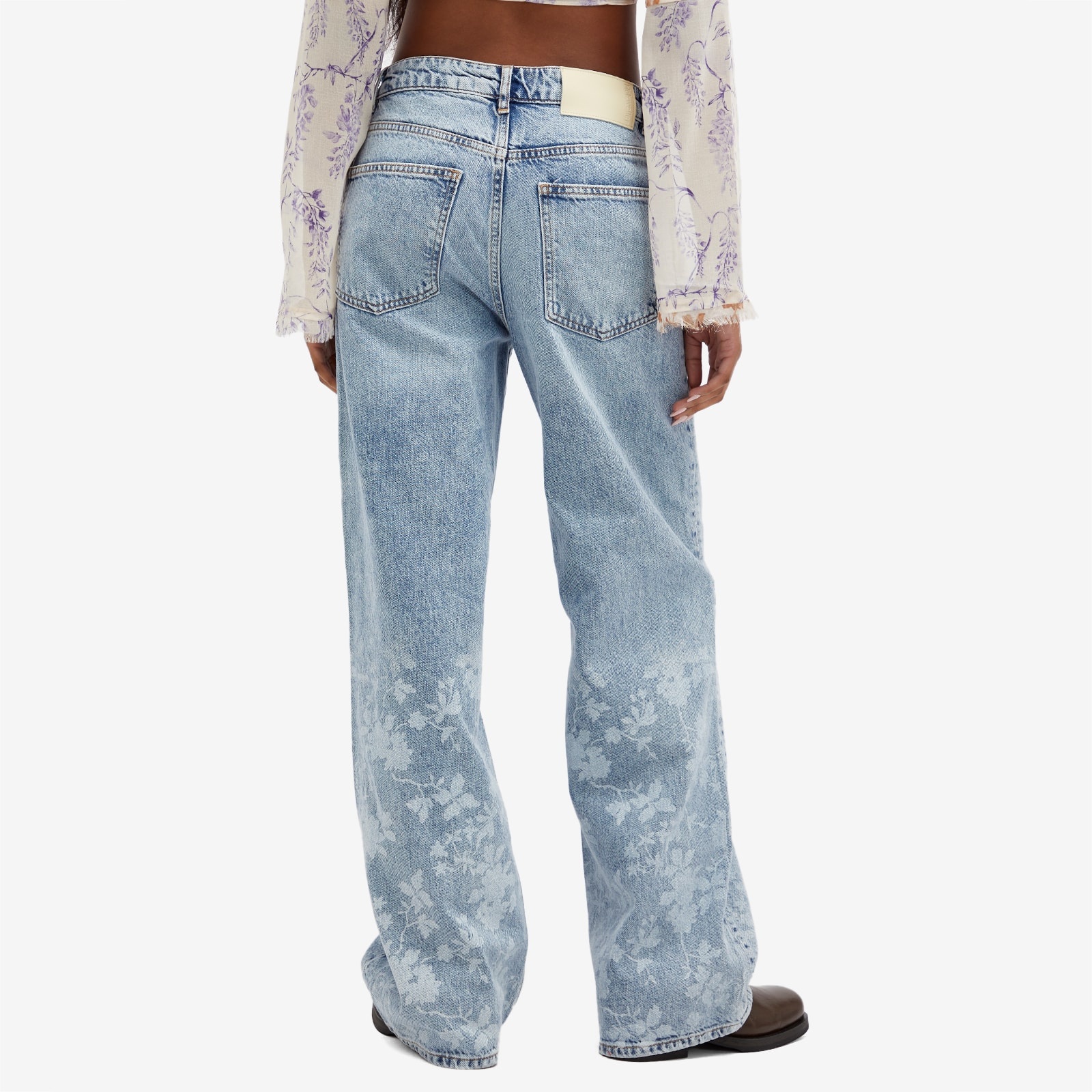 Holzweiler Flower Print Jeans - 3