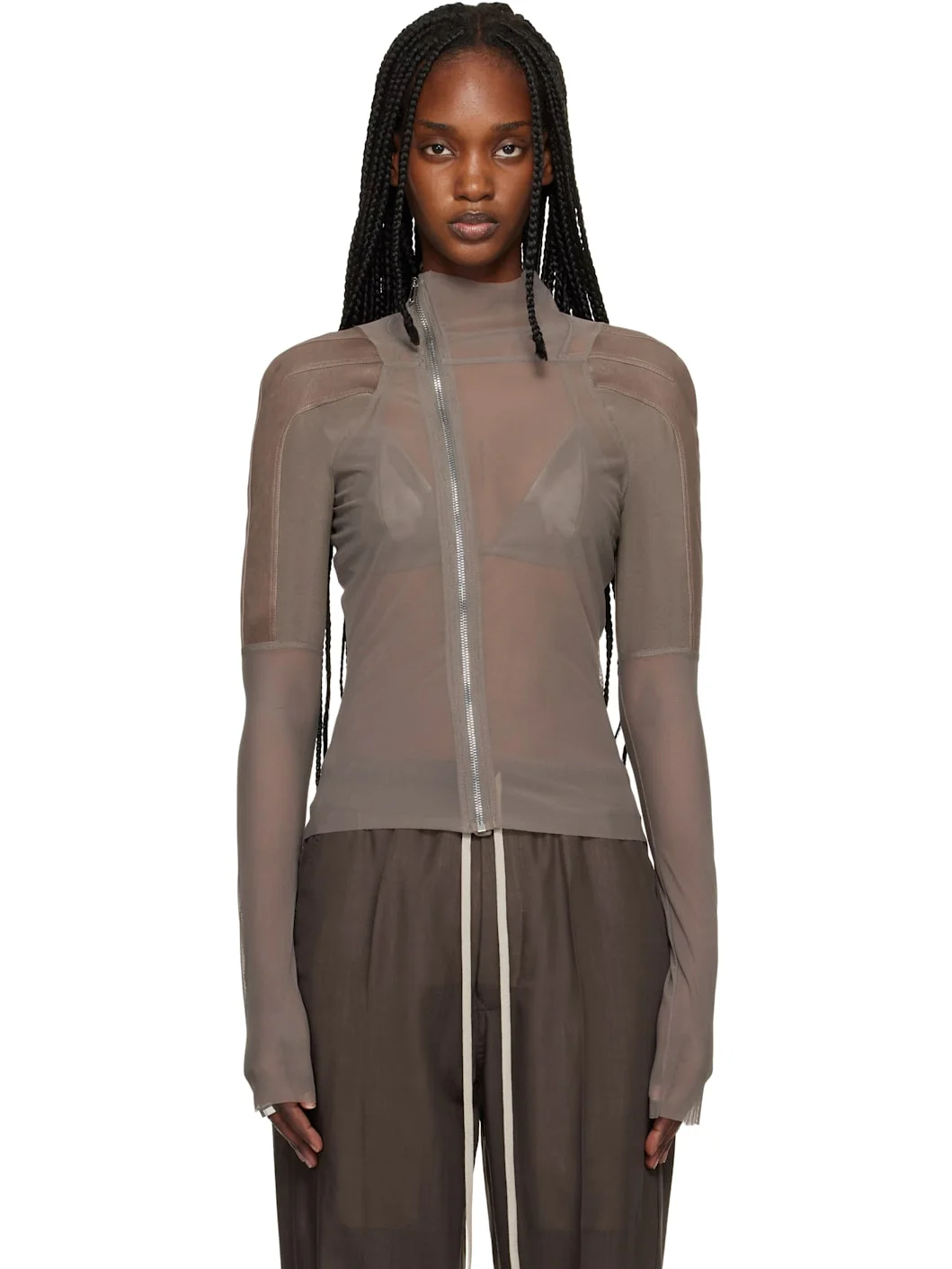 Taupe Temple Combo Gary Jacket - 1