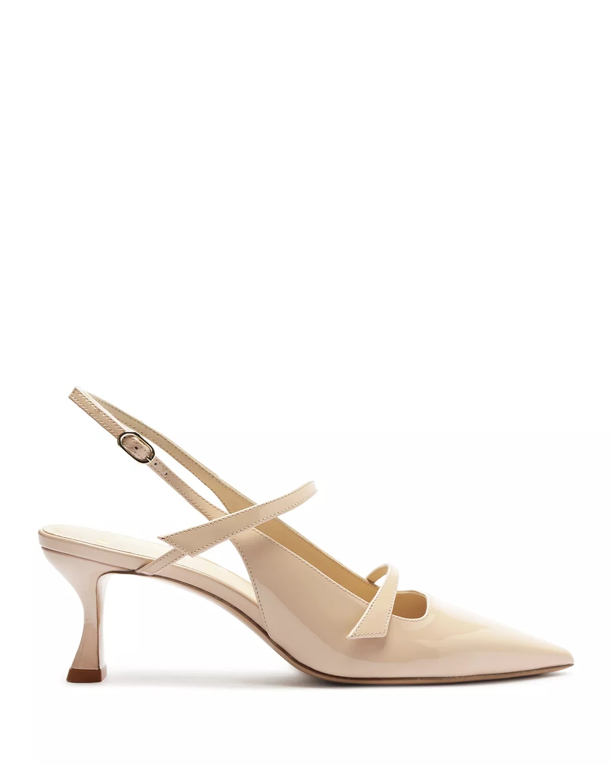 Women's Tita Pointed Toe Mid Heel Slingback Pumps - 2