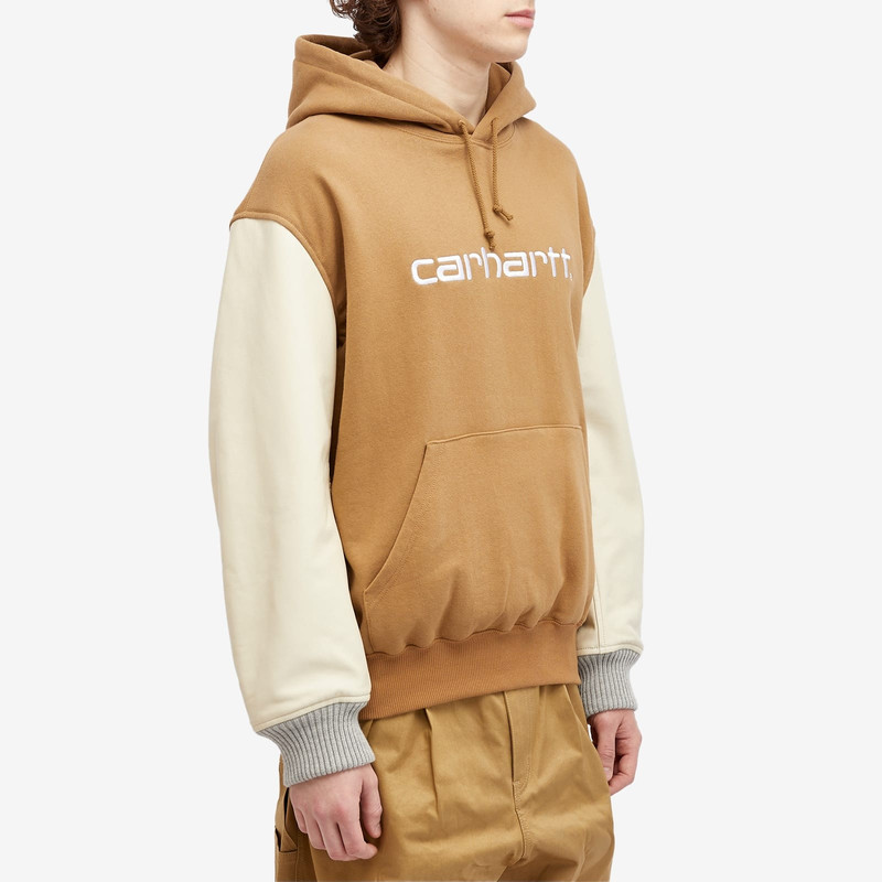 Junya Watanabe MAN Junya Watanabe MAN x Carhartt WIP Contrast Sleeve Hoodie outlook