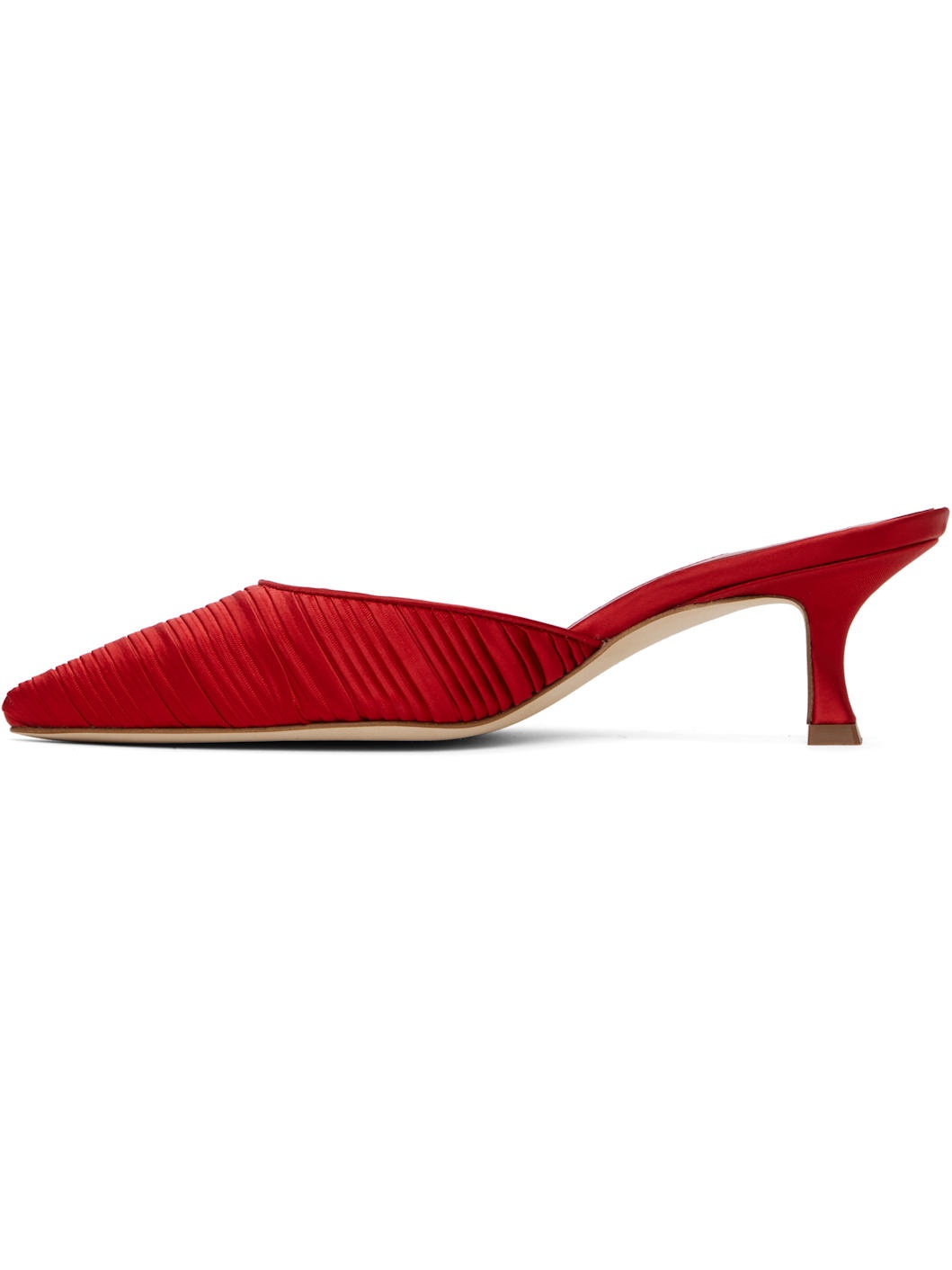 Red Carolynemu Mules - 3