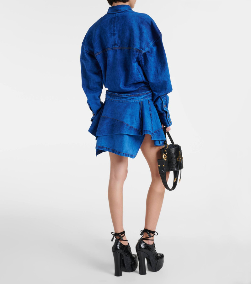 Meghan denim shirt dress 3