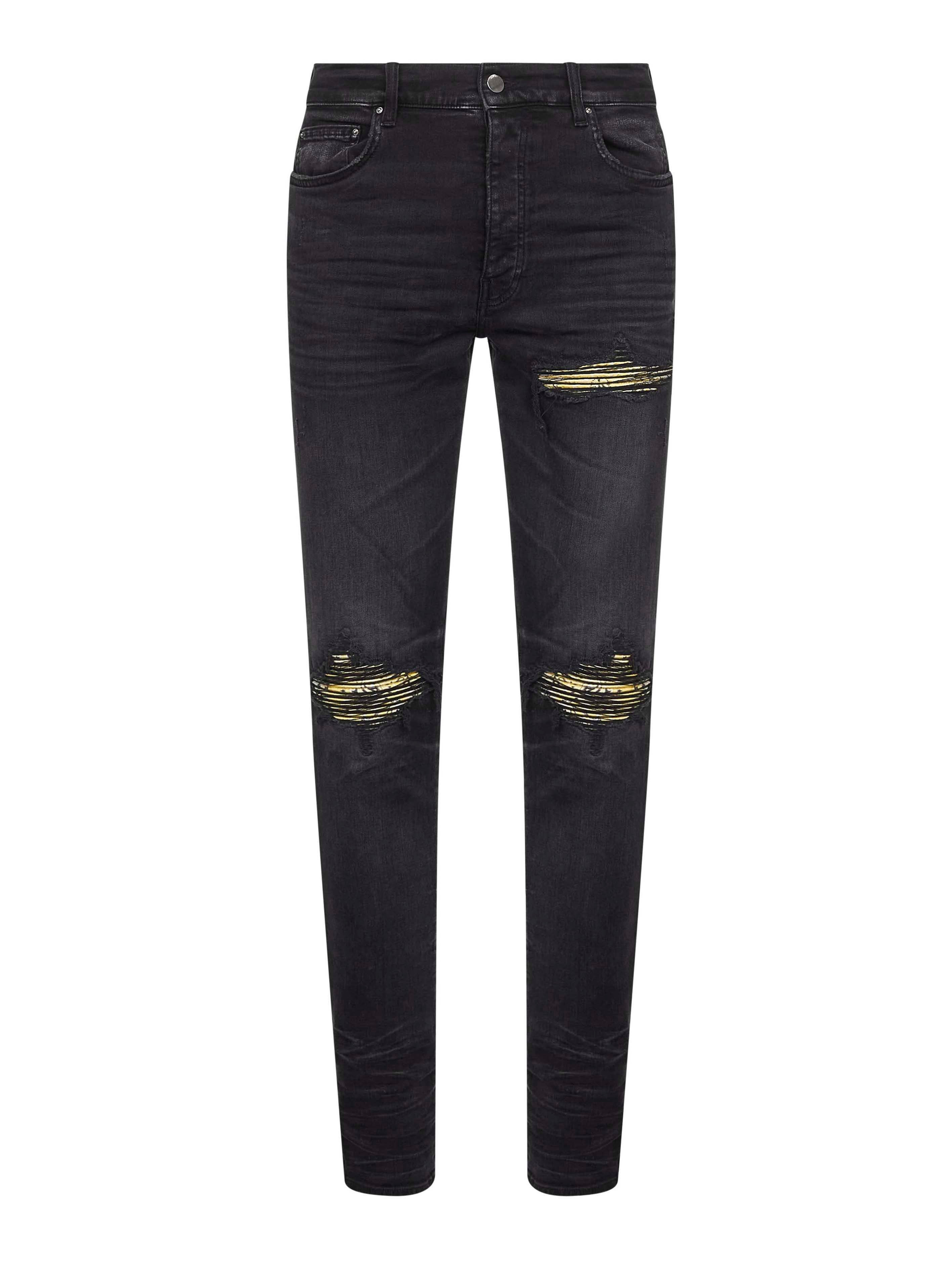 Amiri Men Black Stretch Denim Mx1 International Jeans - 1