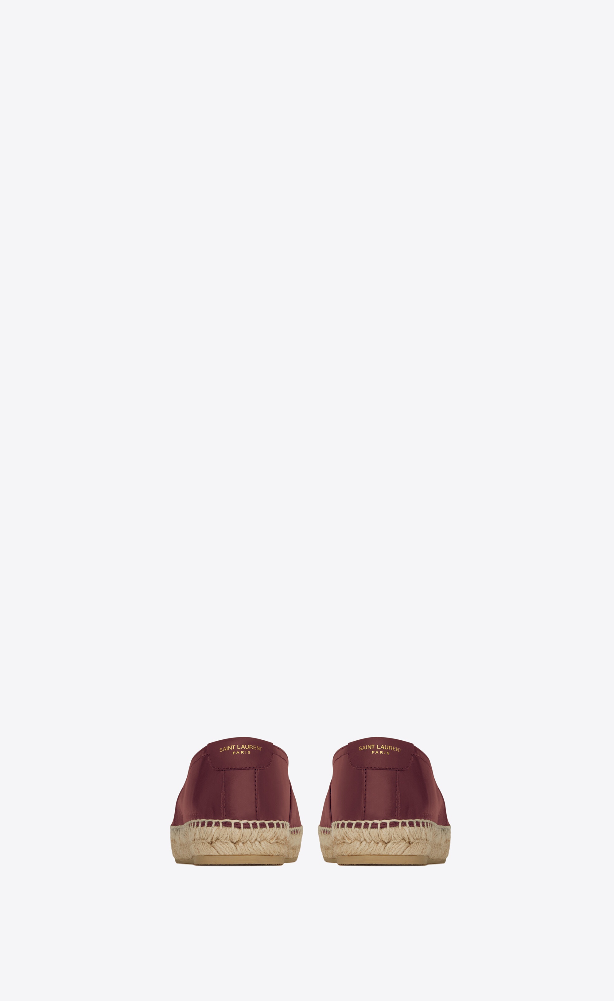 monogram espadrilles in leather - 3