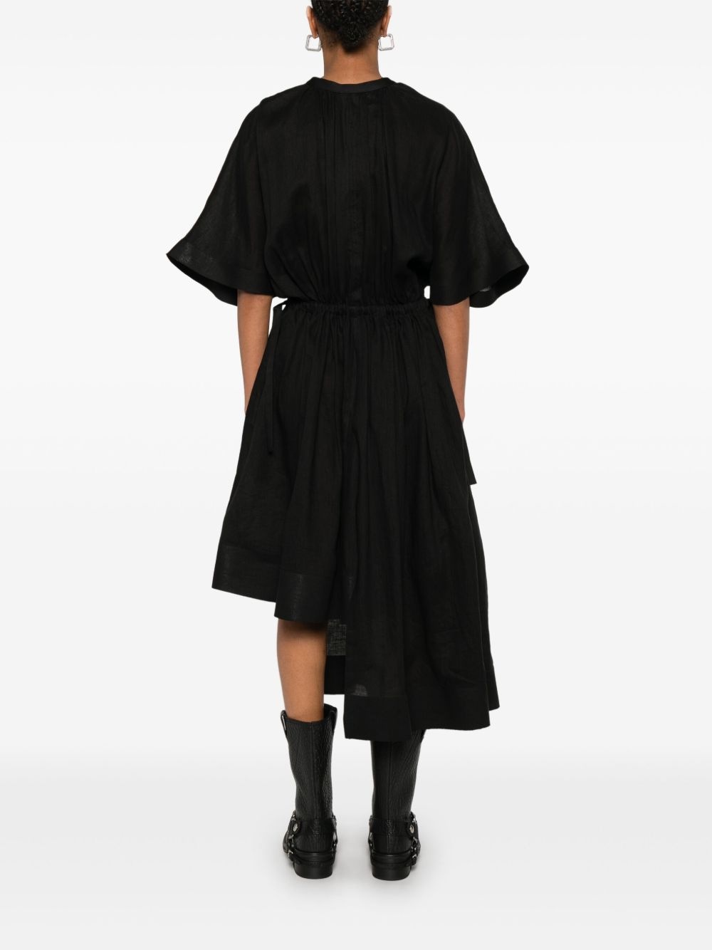 linen shirtdress - 4