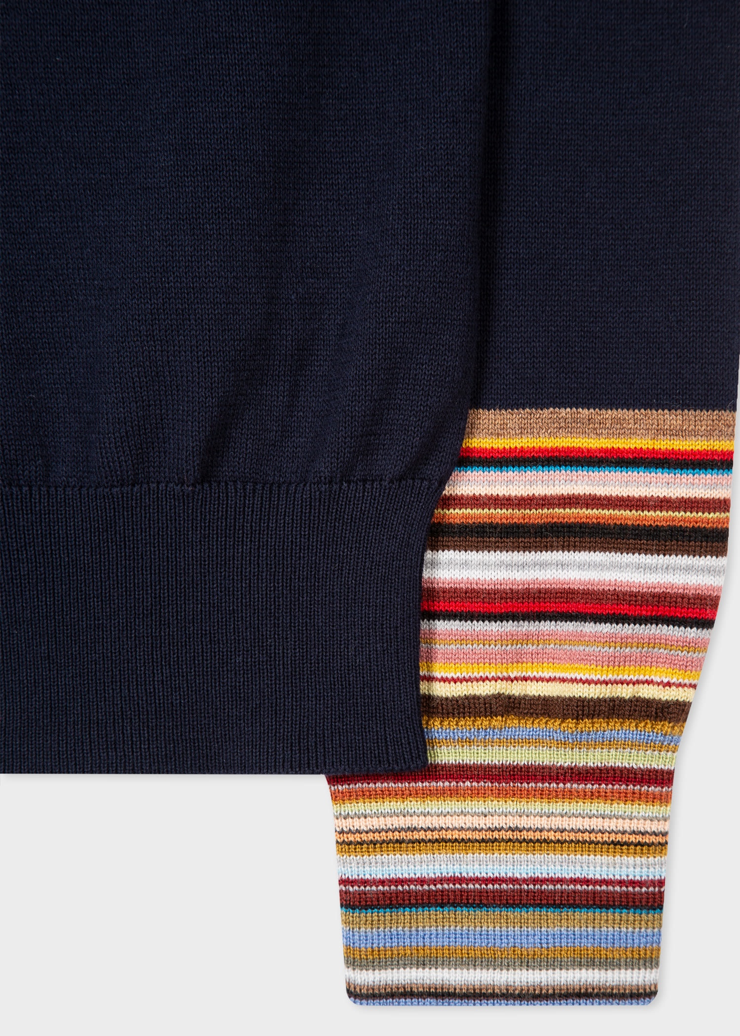 Cardigan With 'Signature Stripe' Cuffs - 3