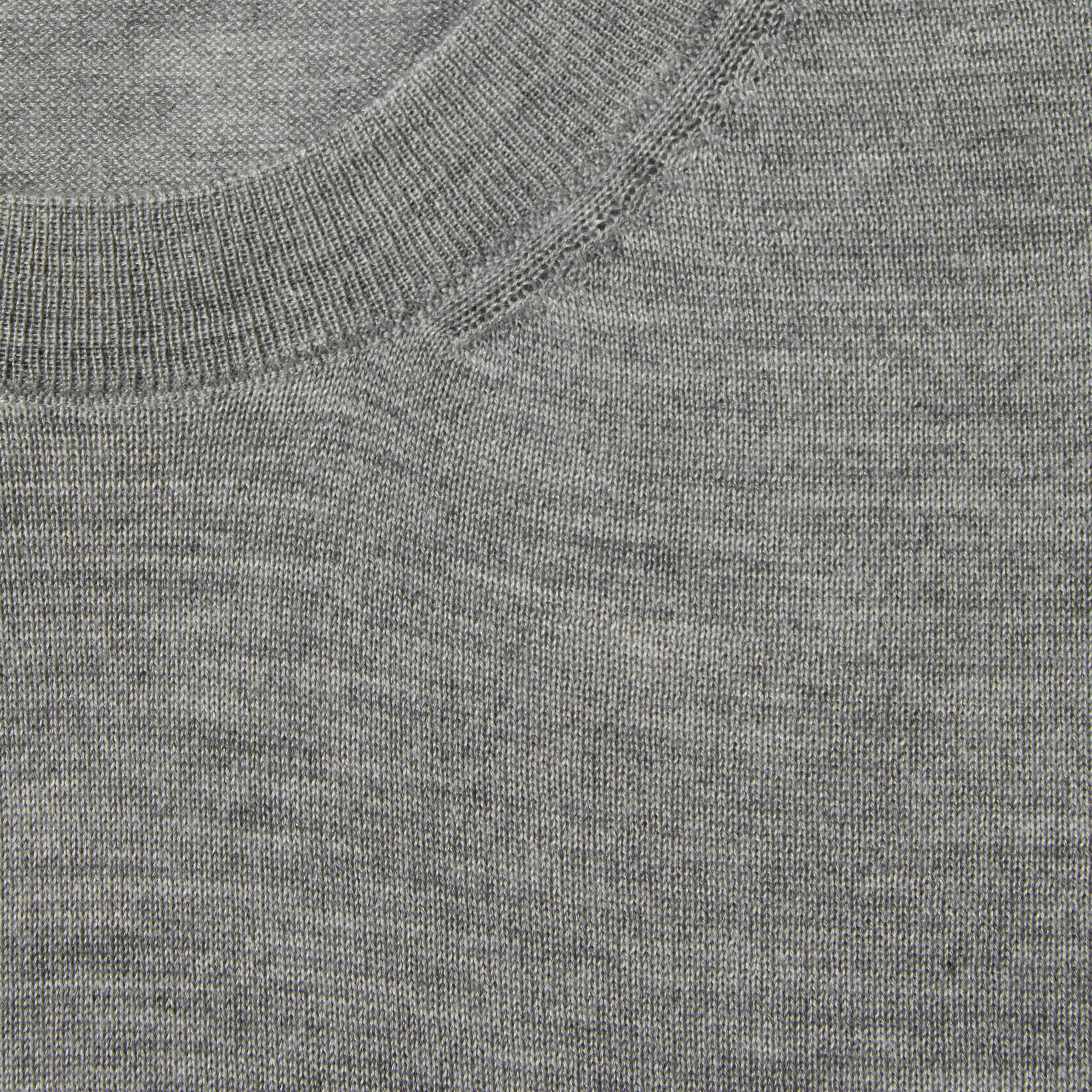 Cashmere silk top with intarsia - 7