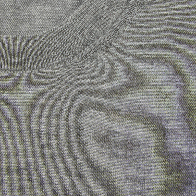 Cashmere silk top with intarsia 7