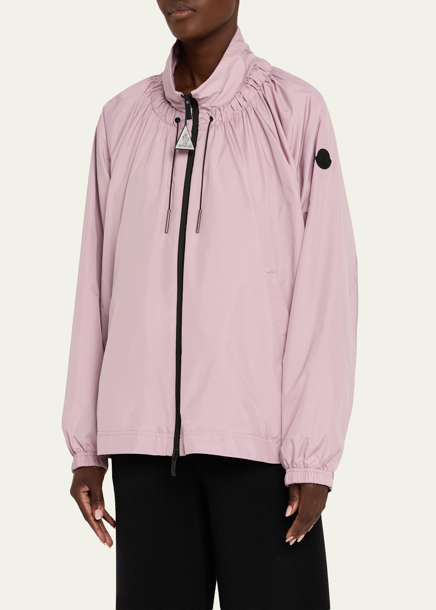 Valencay Drawstring Windbreaker Jacket - 4