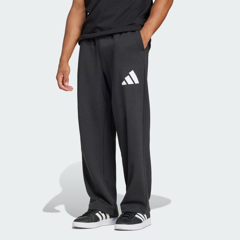 adidas Essentials Wide Leg 3 Bar Logo Pants outlook