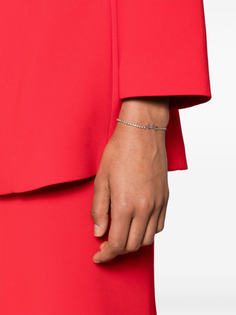 Cassandre-charm chain-link bracelet - 2