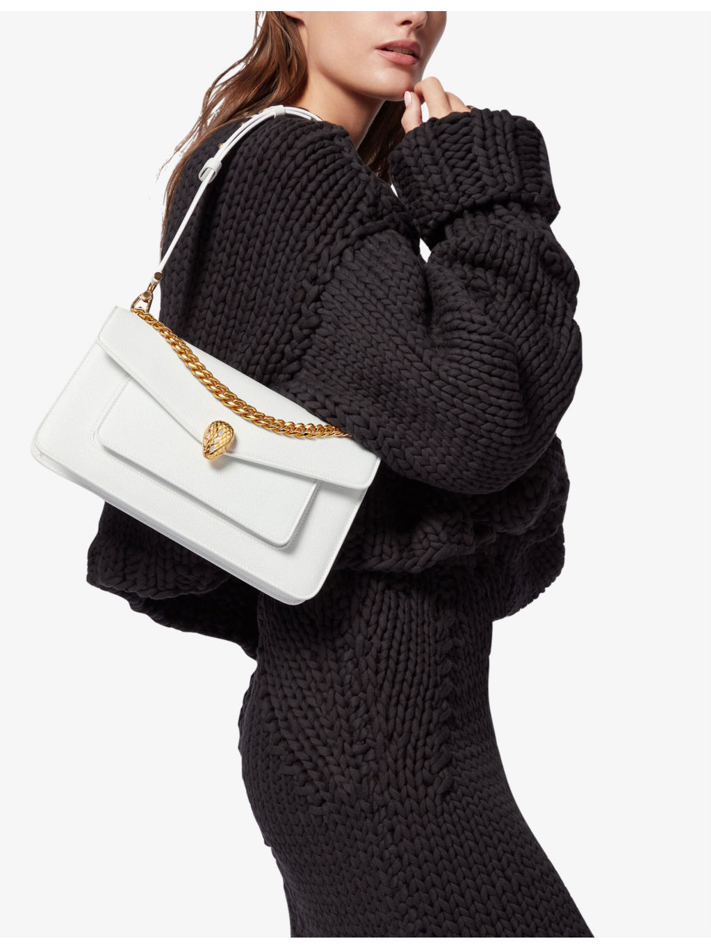 Serpenti East-West Maxi Chain shoulder bag - 6