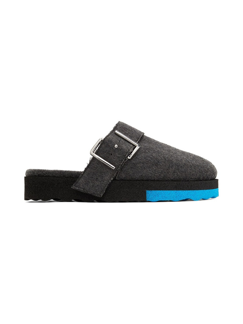 Grey Comfort Slippers 1