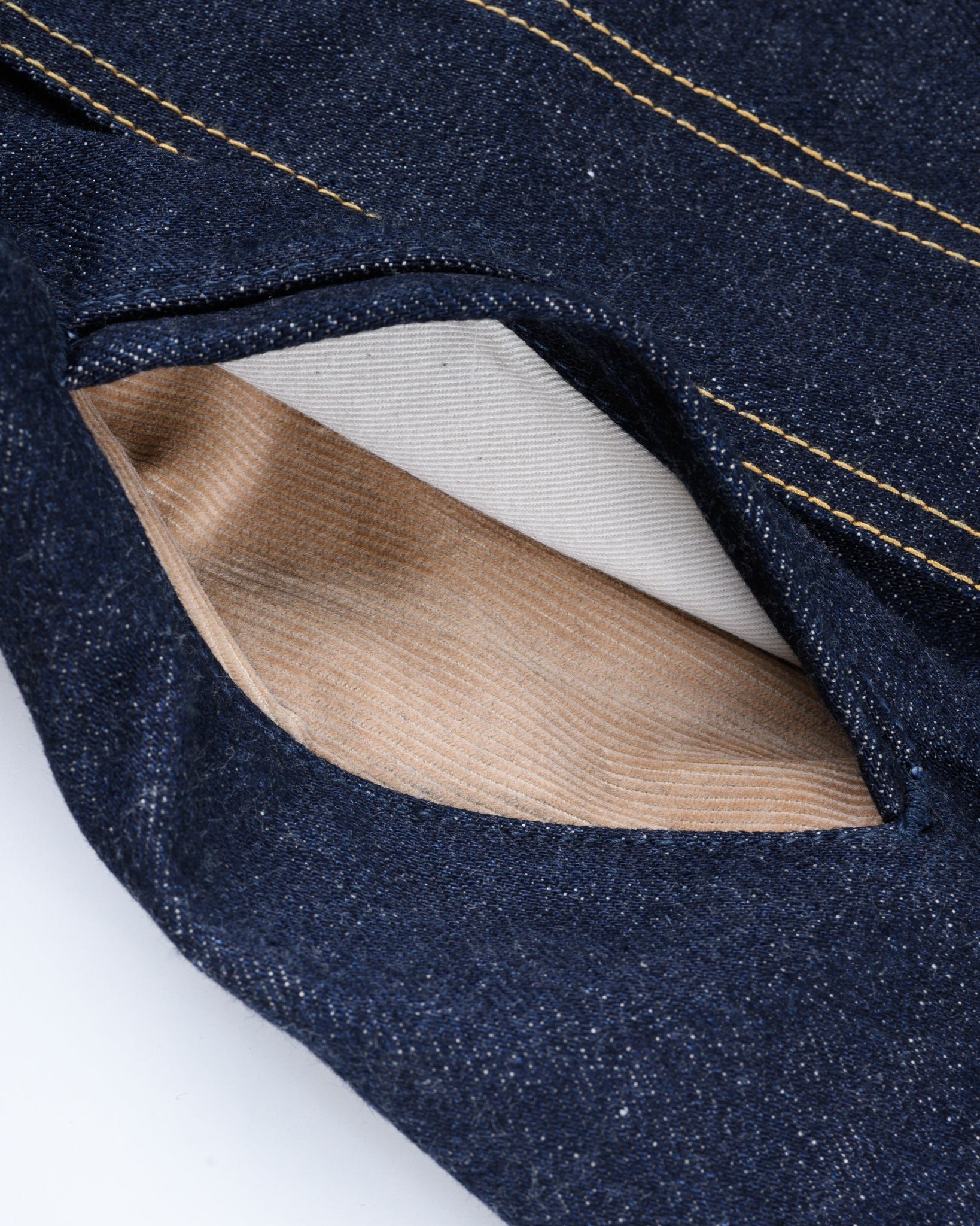 IH-101J-SR 18oz Selvedge Denim Storm Rider Jacket - Indigo - 17