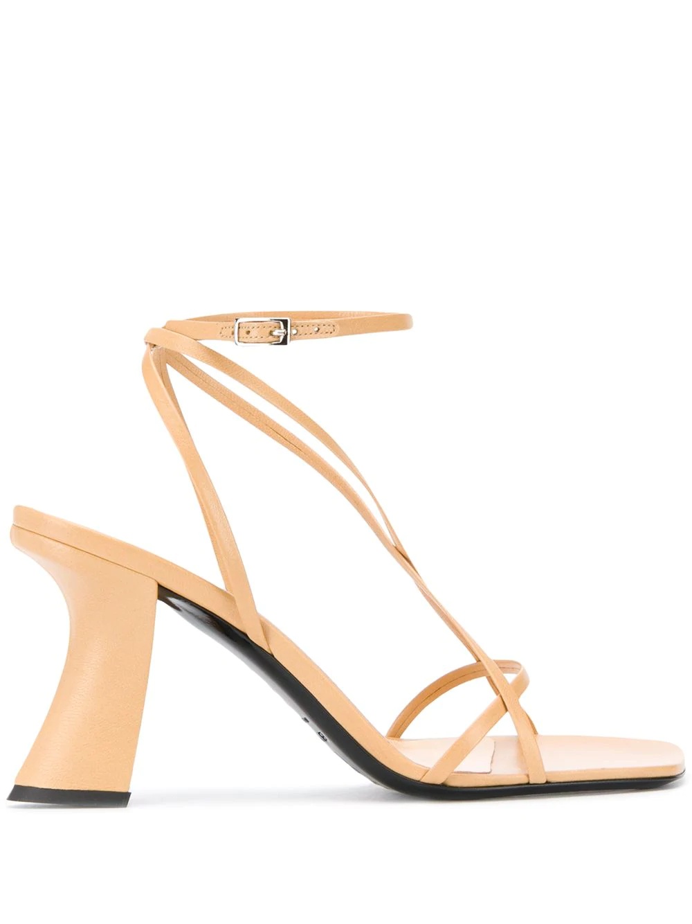 curved heel sandals - 1