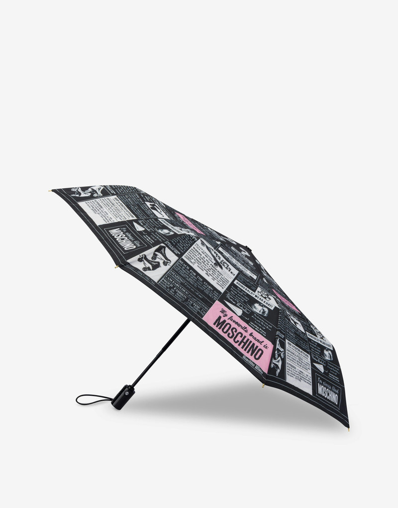 Moschino OPEN/CLOSE UMBRELLA WITH NEWSPAPERS outlook