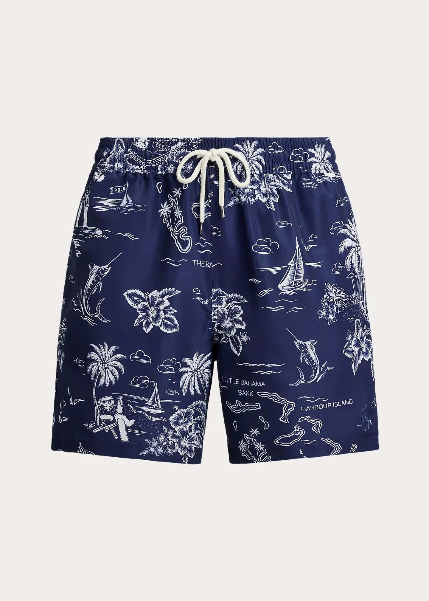 5.75-Inch Traveler Polo Bear Swim Trunk - 1