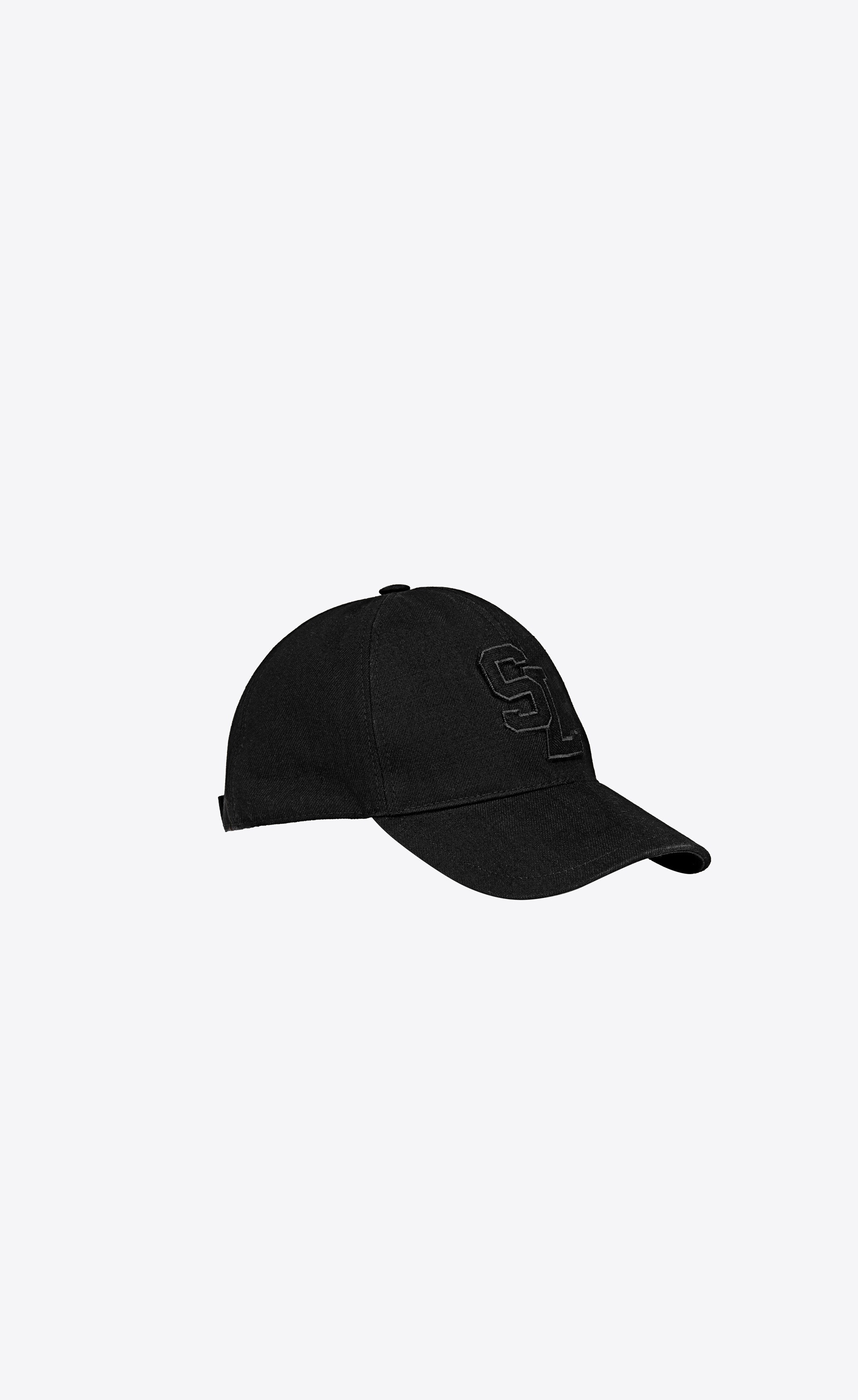 sl baseball cap in cotton canvas - 3