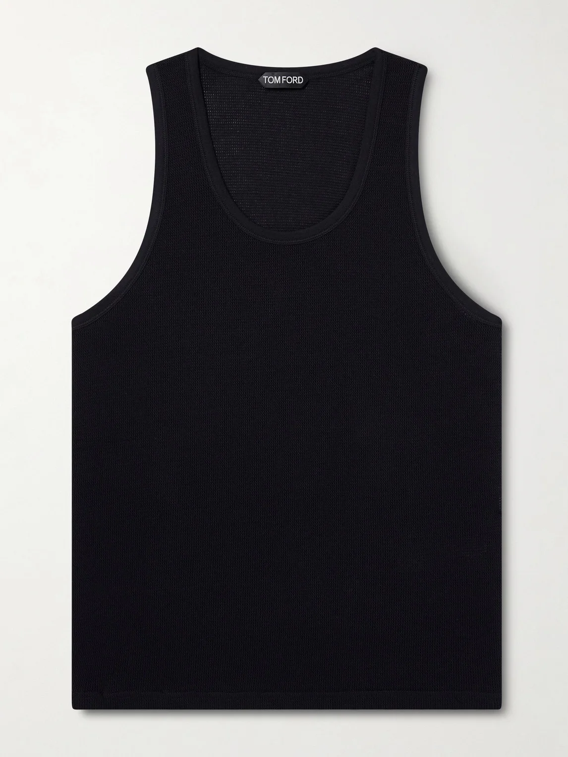 Open-Knit Cotton Tank Top - 1