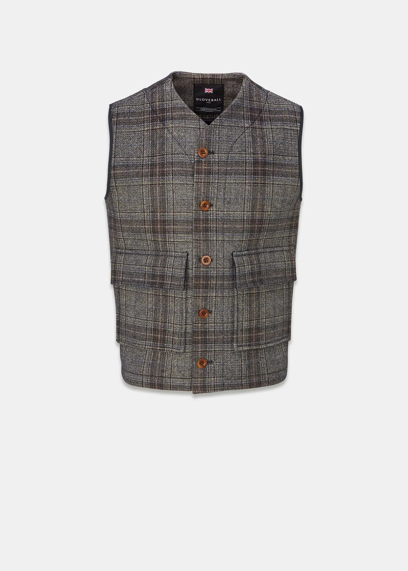 Men's Roger Gilet Check 1