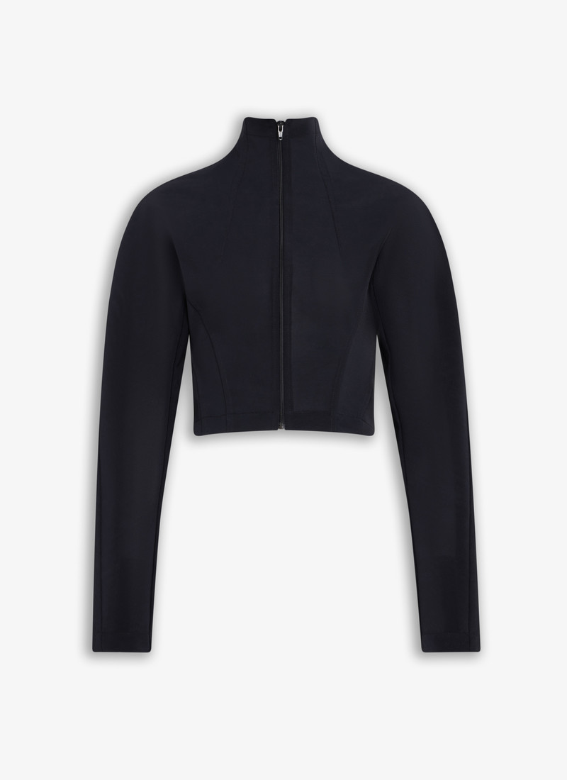 HIGHNECK CROPPED JACKET - 1