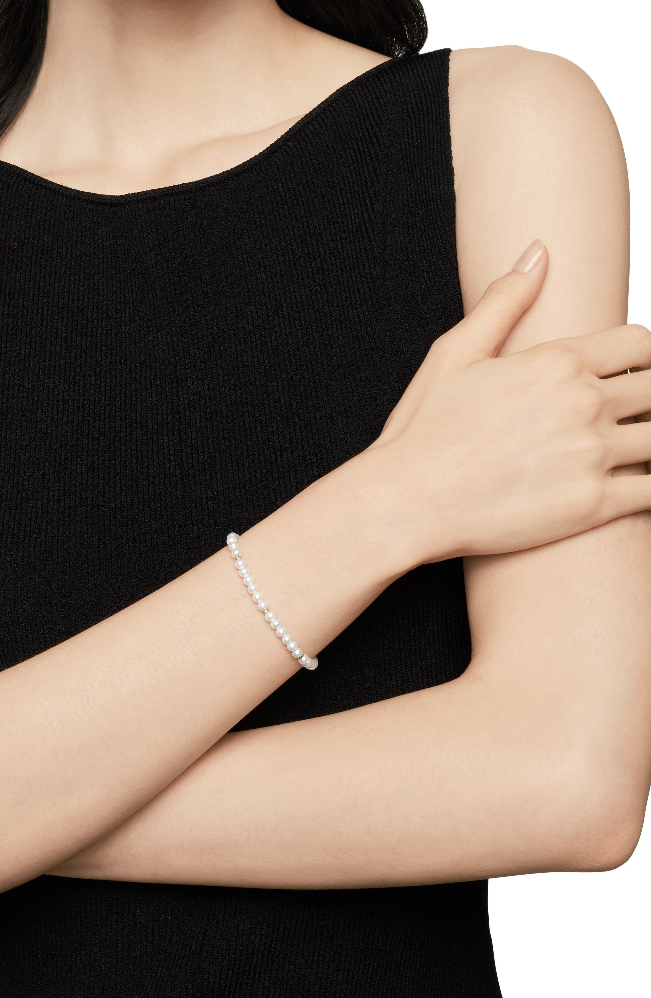 David Yurman Spiritual Beads Bracelet in Pearl/Silver at Nordstrom - 2