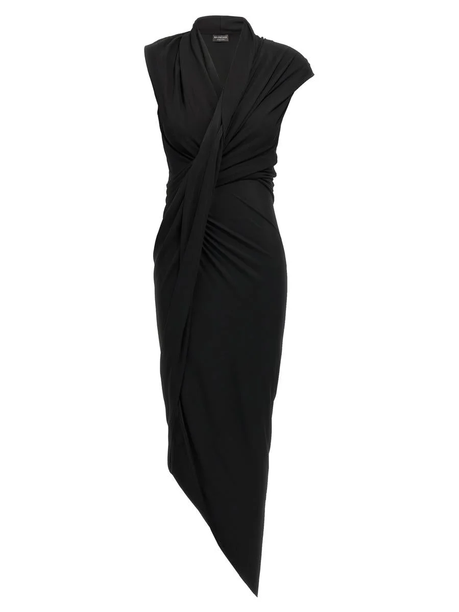 Balenciaga Draped Dress - 1